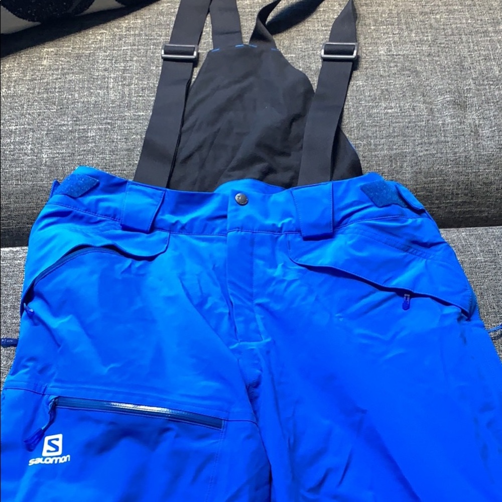 Salomon snow pant/bib/suspenders